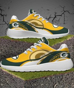 Green Bay Packers Breathable Sports Shoes, Men and Women Casual Sneaker