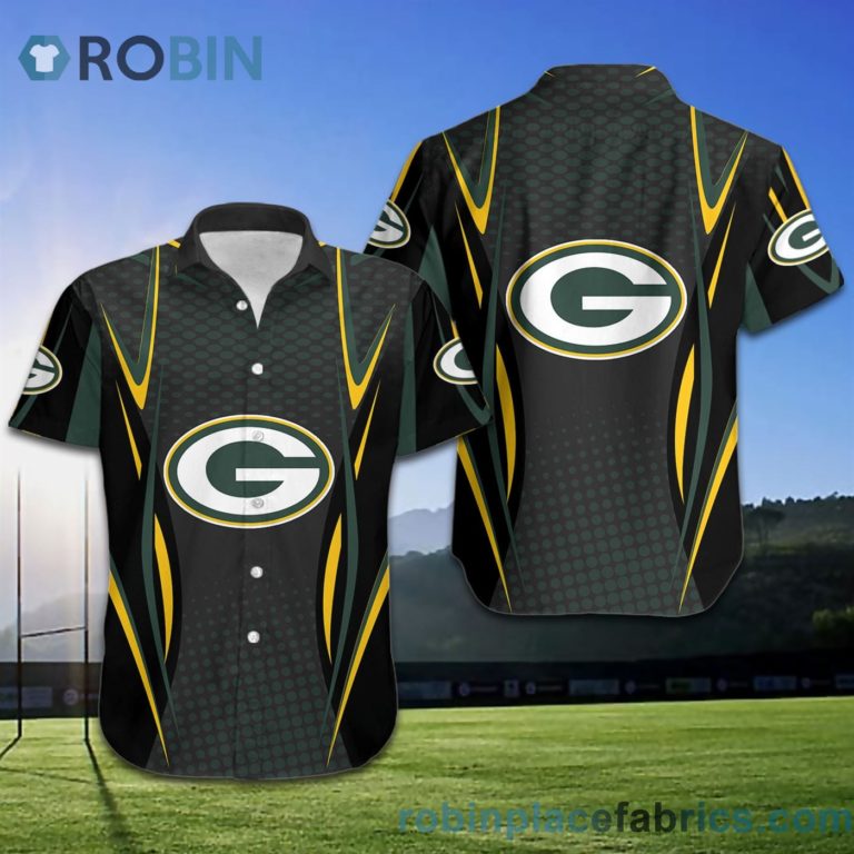Green Bay Packers NFL American Football Short Sleeve Button Down Hawaiian Shirt