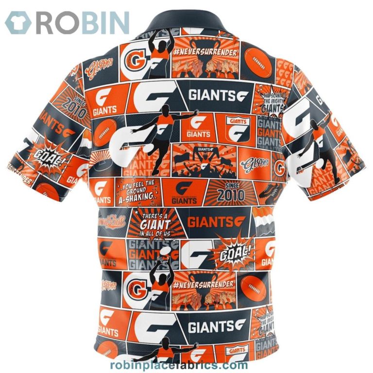 GWS Giants Fanatic Button-Up Shirt