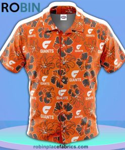 GWS Giants Floral Hawaiian Shirt
