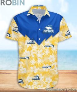 Hofstra Pride NCAA Tropical Seamless Casual Button Down Shirts
