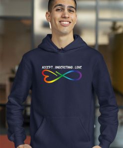 Accept Understand Love Neurodiversity Infinity Autism Shirt