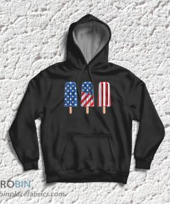 4th Of July Popsicle Red White Blue American Flag T-Shirt & Hoodie