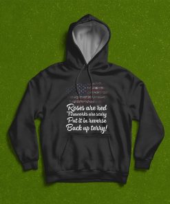 Roses Are Red Fireworks Are Scary Put It In Reverse Back Up Terry Fireworks 4th Of July T-Shirt, Hoodie, Sweatshirt