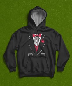 Black and White Tuxedo Bow Tie Tuxedo White Funny Mens T-Shirt, Hoodie, Sweatshirt