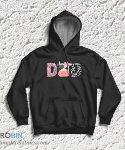 Dad Of The Birthday For Girl Cow Farm Birthday Cow Daddy 1st T-Shirt & Hoodie