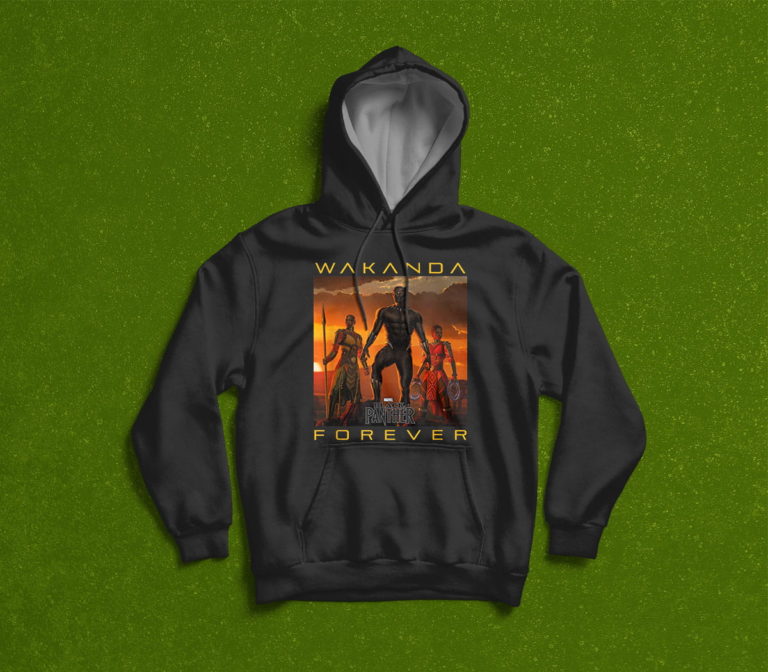 Camiseta Marvel Black Panther Wakanda - Diseño De Ciudad, Licencia Oficial, Algodón Ligero