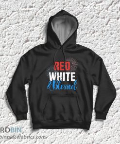 Red White Blessed For Independence Day On 4th Of July T-Shirt & Hoodie