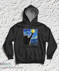 Starry Night Cat Van Gogh Cat T-Shirt & Hoodie