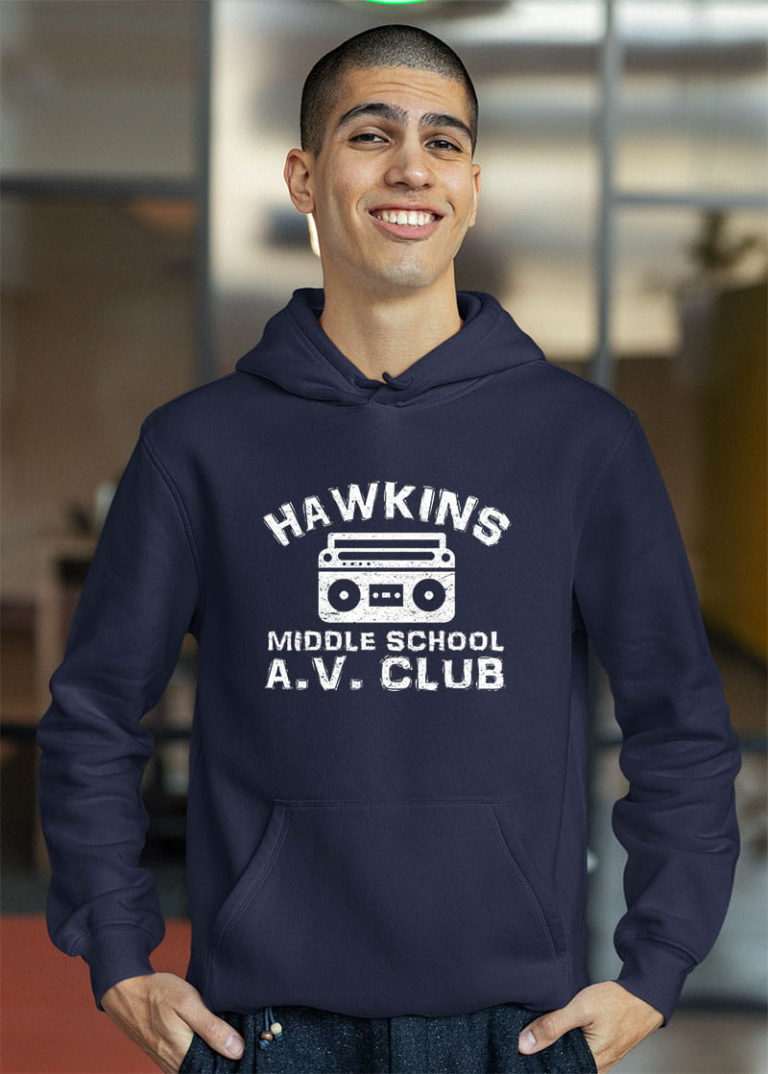 Hawkins Middle School AV Club Shirt