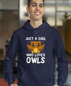 Just A Girl Who Loves Owls Cute Night Owl Costume Shirt Just A Girl Who Loves Owls Cute Night Owl Costume Shirt
