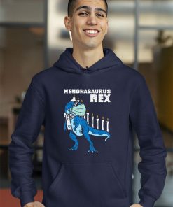 Menorasaurus Rex Menorah Trex Mask Shirt