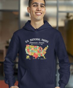 National Parks Map Camping Shirt