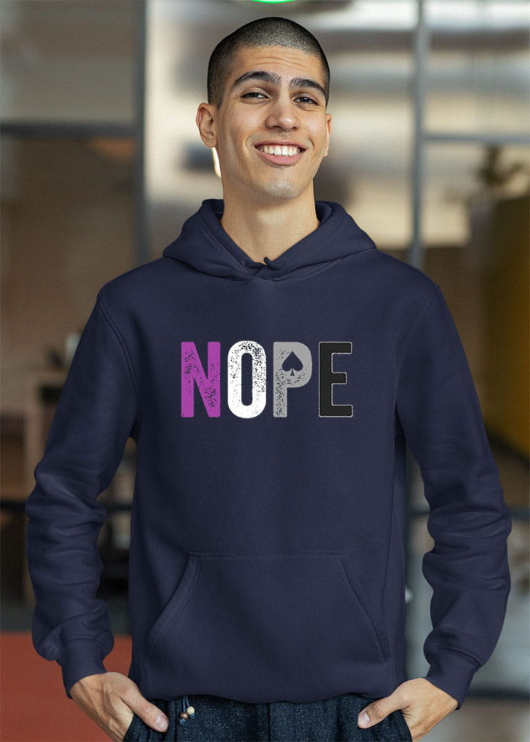 NOPE Asexual Pride – Asexuality ACE Flag Ally Shirt