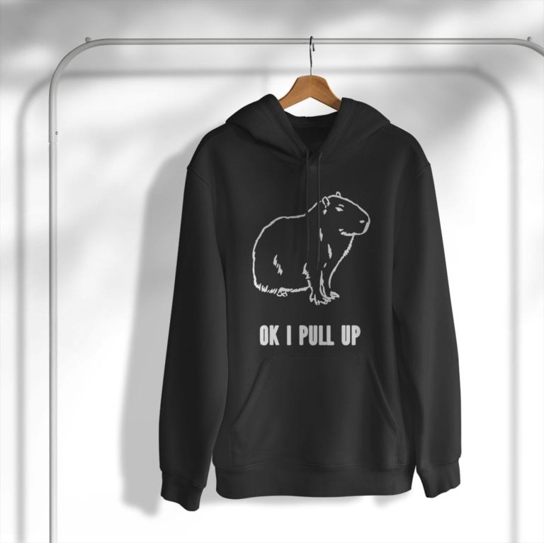Ok I Pull Up Capybara T-Shirt, Hoodie