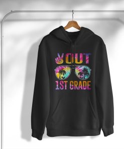 Peace Out 1st Grade Tie Dye Graduation Last Day Of School T-Shirt, Hoodie, Sweatshirt