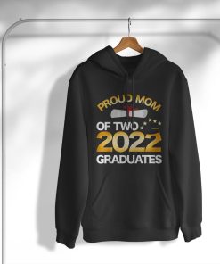 Proud Mom Of Two 2022 Graduates Twin Mama Senior Graduation T-Shirt, Hoodie, Sweatshirt