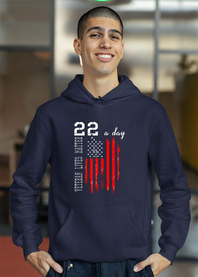 Veteran Lives Matter Suicide Awareness PTSD Veteran 22 Day Shirt