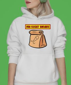Fish Rocket Burgers Paper Bag Sack Funny Family Show T-Shirt & Hoodie
