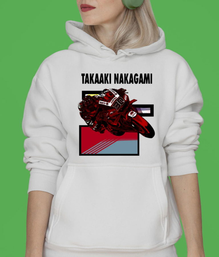 Motogp Takaaki Nakagami Valentino Rossi Motorbike Racing T-Shirt, Hoodie, Sweatshirt