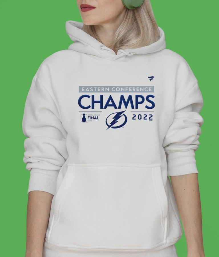 Tampa Bay Lightning Fanatics Branded 2022 Eastern Conference Champions Locker Room T-Shirt, Hoodie, Sweatshirt