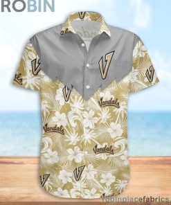 Idaho Vandals NCAA Tropical Seamless Casual Button Down Shirts