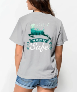 She Keeps Me Wild Elk Couples T-Shirts For Lovers