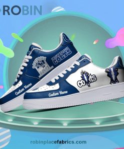 Indianapolis Colts Mascot Logo NFL Custom Name Air Force 1 AF1 Shoes Indianapolis Colts Mascot Logo NFL Custom Name Air Force 1 AF1 Shoes