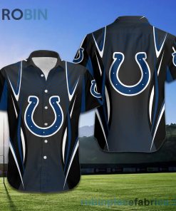 Indianapolis Colts NFL American Football Short Sleeve Button Down Hawaiian Shirt