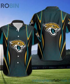 Jacksonville Jaguars NFL American Football Short Sleeve Button Down Hawaiian Shirt