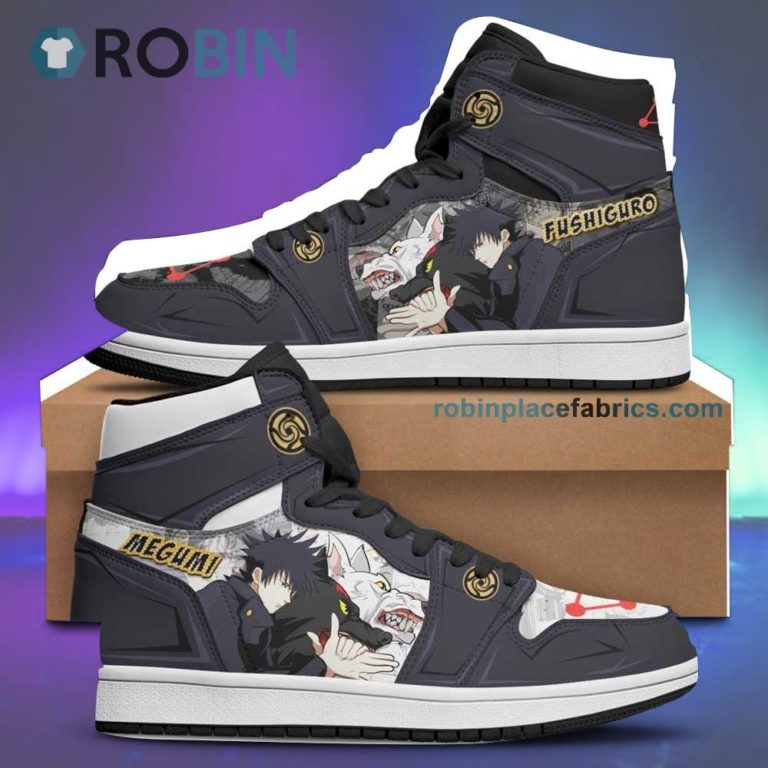 JJK Megumi Devine Dogs JD Sneakers – Air Jordan 1