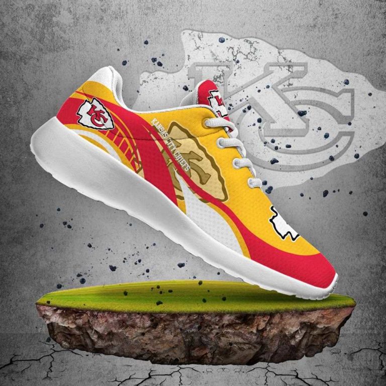 Kansas City Chiefs Breathable Sports Shoes, Men and Women Casual Sneaker