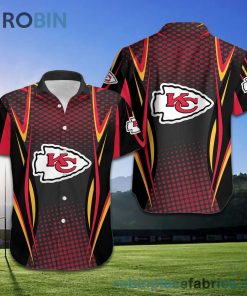 Kansas City Chiefs NFL American Football Short Sleeve Button Down Hawaiian Shirt