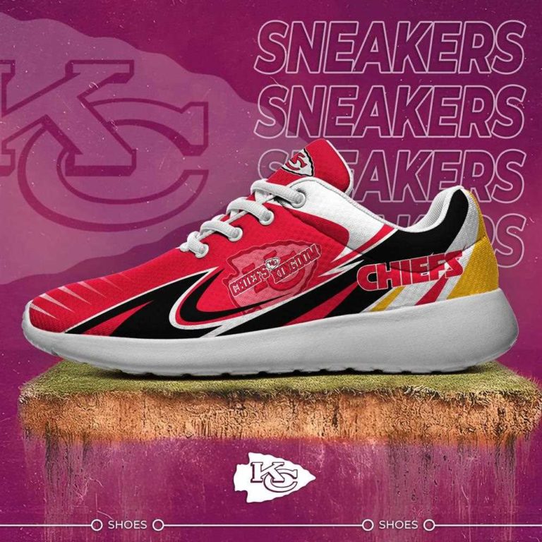 Kansas City Chiefs Running Shoes For American Football Enthusiasts