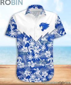 Kentucky Wildcats NCAA Tropical Seamless Casual Button Down Shirts
