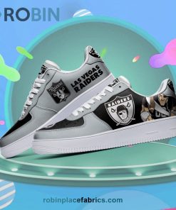 Las Vegas Raiders Mascot Logo NFL Custom Name Air Force 1 AF1 Shoes
