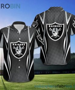Las Vegas Raiders NFL American Football Short Sleeve Button Down Hawaiian Shirt Las Vegas Raiders NFL American Football Short Sleeve Button Down Hawaiian Shirt