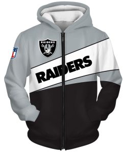 Las Vegas Raiders Zip Up Hoodies All Over Print Highway Raiders