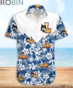 Loyola Ramblers NCAA Tropical Seamless Casual Button Down Shirts