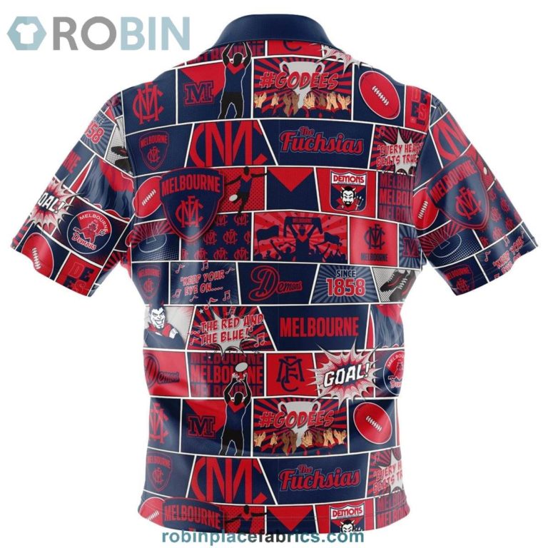 Melbourne Demons Fanatic Button-Up Shirt