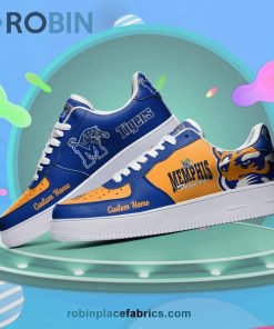 Memphis Tigers Mascot Logo NCAA Custom Name Air Force 1 AF1 Shoes Memphis Tigers Mascot Logo NCAA Custom Name Air Force 1 AF1 Shoes