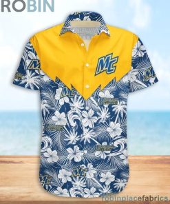 Merrimack Warriors NCAA Tropical Seamless Casual Button Down Shirts