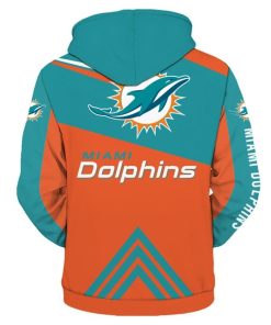 Miami Dolphins Zip Up Hoodies Pullover