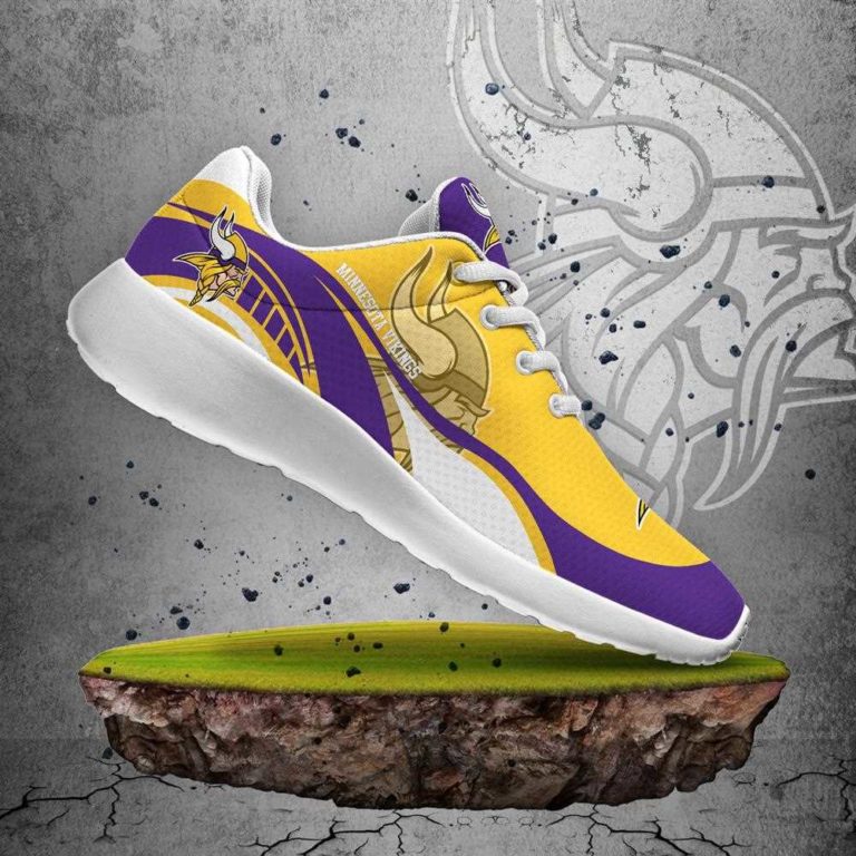 Minnesota Vikings Breathable Sports Shoes, Men and Women Casual Sneaker