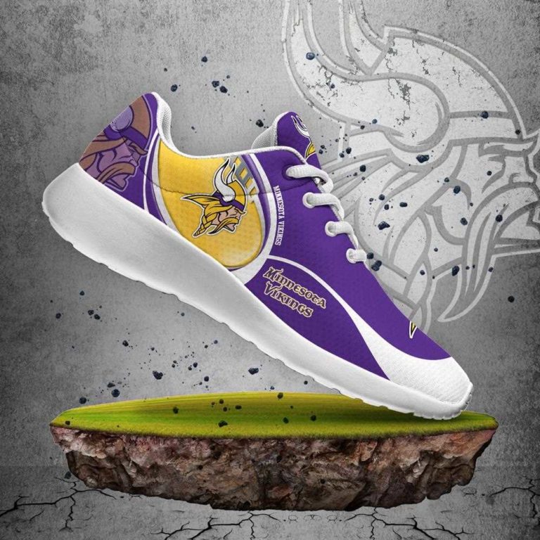Minnesota Vikings Casual Sneaker, Breathable Running Shoes