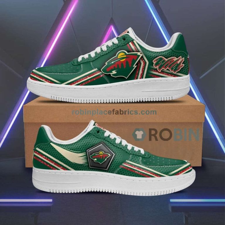 Minnesota Wilds Air Sneakers Custom Force Shoess – Air Force 1 Shoes