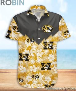 Missouri Tigers NCAA Tropical Seamless Casual Button Down Shirts