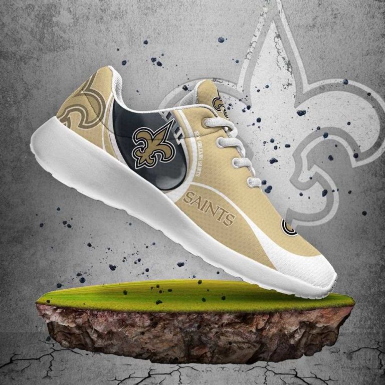 New Orleans Saints Casual Sneaker, Breathable Running Shoes