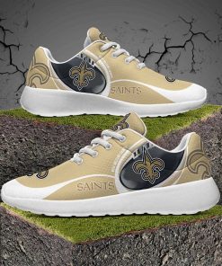 New Orleans Saints Casual Sneaker, Breathable Running Shoes