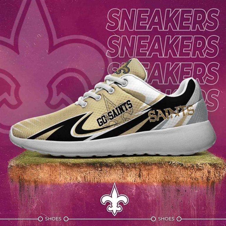 New Orleans Saints Running Shoes For American Football Enthusiasts